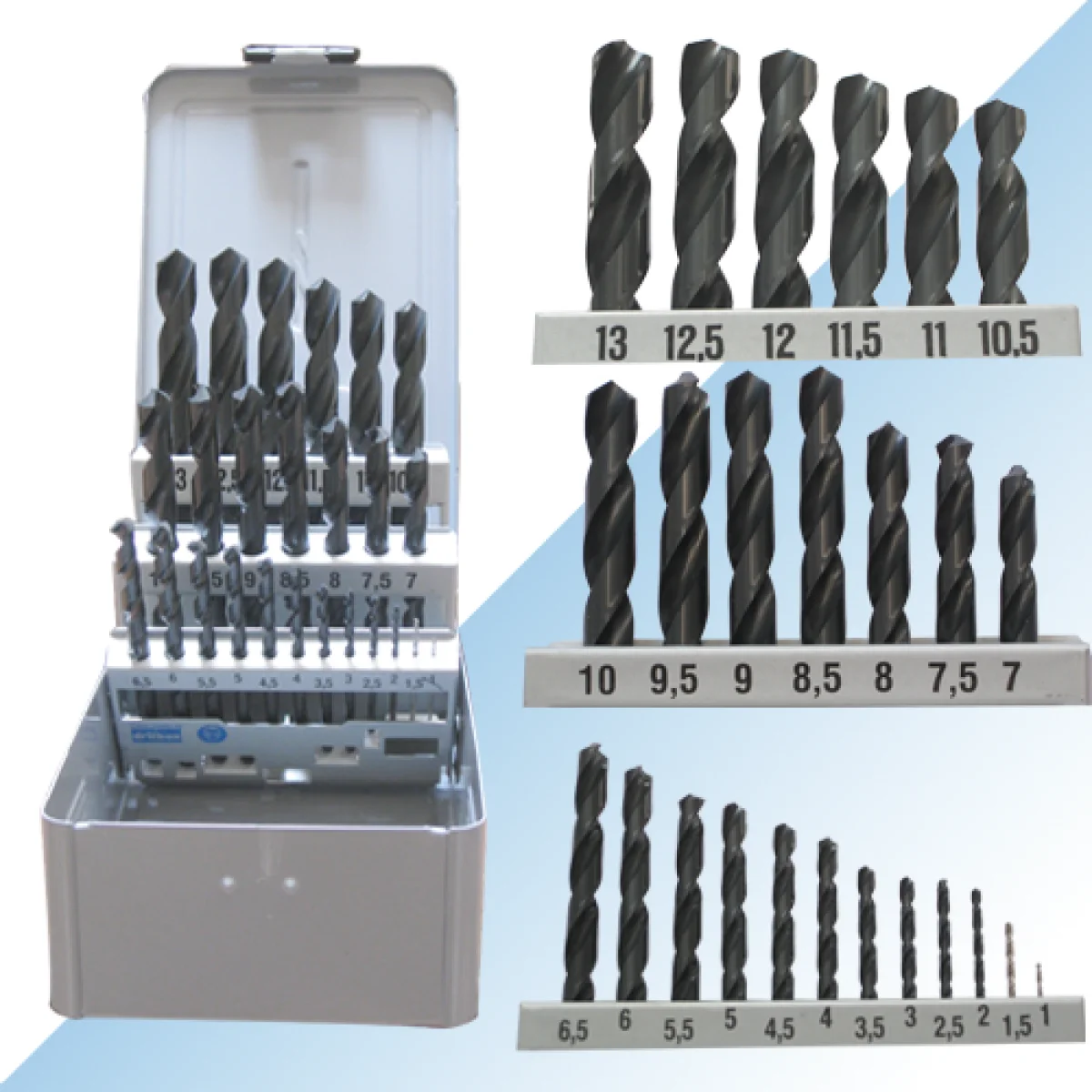 Bộ mũi khoan 25 mũi 1-13mm Nachi